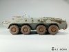 E.T. Model P35-128 Russian BTR-70 APC Sagged Wheels for Trumpeter kit 1/35